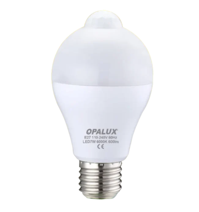 FOCO LED CON SENSOR DE MOVIMIENTO OPALUX