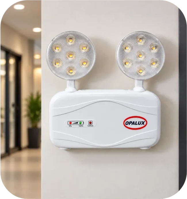 LÁMPARA DE EMERGENCIA 8 HORAS ULTRA SLIM